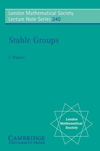 Cover image for Stable Groups