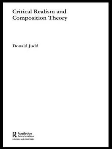 Cover image for Critical Realism and Composition Theory
