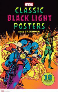 Cover image for Marvel Classic Black Light 2025 Poster Calendar