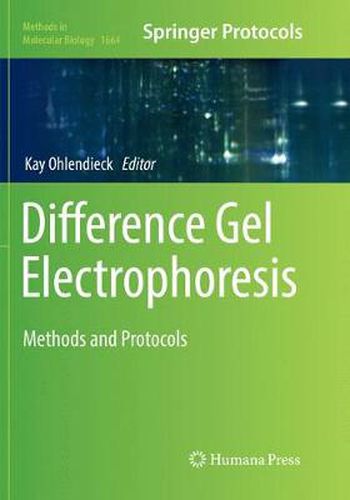 Cover image for Difference Gel Electrophoresis: Methods and Protocols
