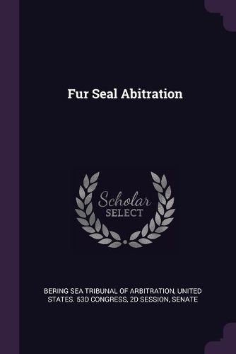 Cover image for Fur Seal Abitration