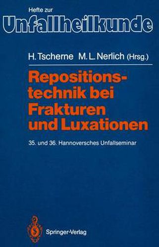 Cover image for Repositionstechnik Bei Frakturen Und Luxationen