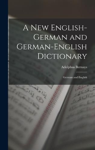 Cover image for A New English-German and German-English Dictionary