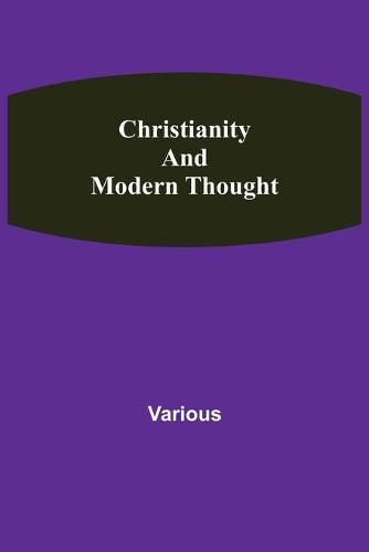 Cover image for Christianity and Modern Thought