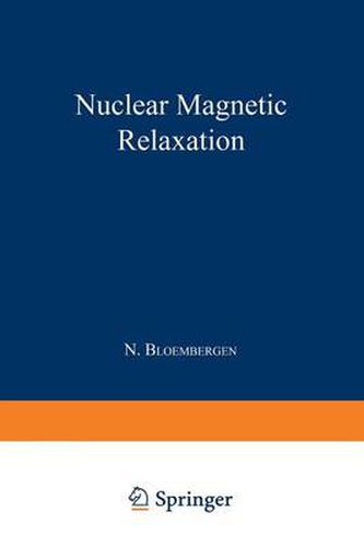 Nuclear Magnetic Relaxation