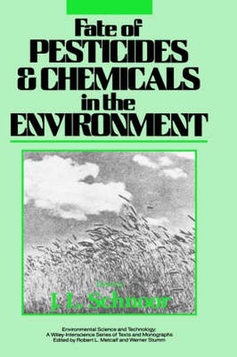 Cover image for Fate of Pesticides and Chemicals in the Environment