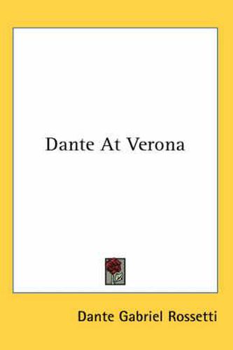 Cover image for Dante at Verona
