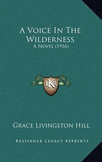 Cover image for A Voice in the Wilderness: A Novel (1916)