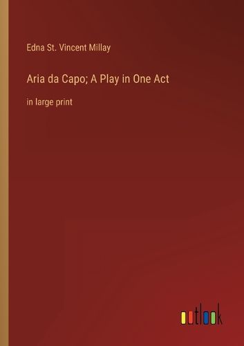 Cover image for Aria da Capo; A Play in One Act