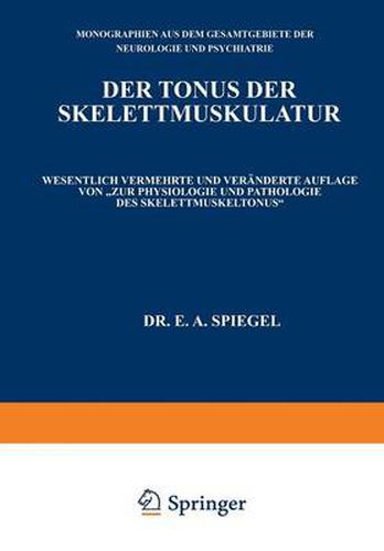 Cover image for Der Tonus Der Skelettmuskulatur