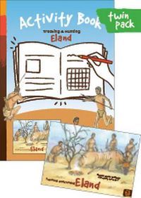 Cover image for Tracking and Hunting Eland + Activity Book: Sections: Fun with Words; Grammar; Comprehension; Art & Culture; Science