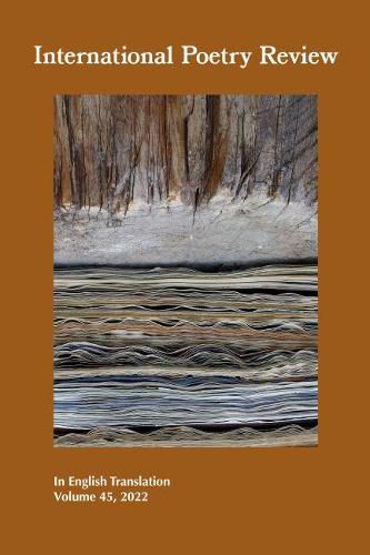 Cover image for International Poetry Review: Contemporary Poetry Issue, Volume 45, 2022