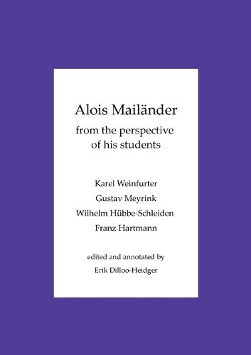 Cover image for Alois Mailaender - From the perspective of his students