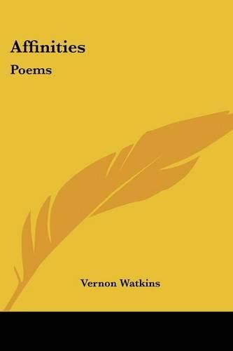 Affinities: Poems