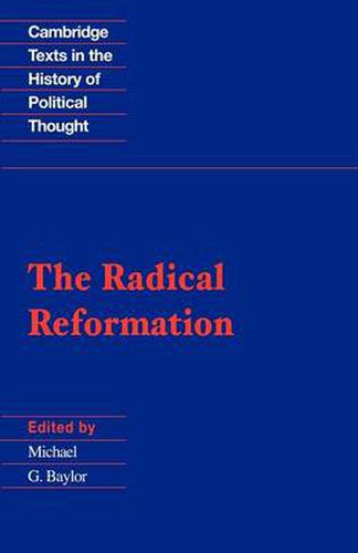 Cover image for The Radical Reformation