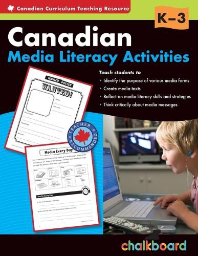 Cover image for Canadian Media Literacy Activities Grades K-3