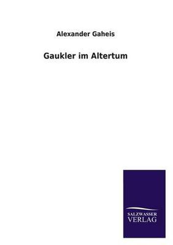 Cover image for Gaukler Im Altertum