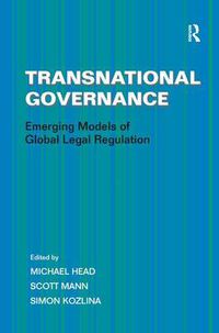 Cover image for Transnational Governance: Emerging Models of Global Legal Regulation