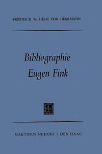 Cover image for Bibliographie Eugen Fink