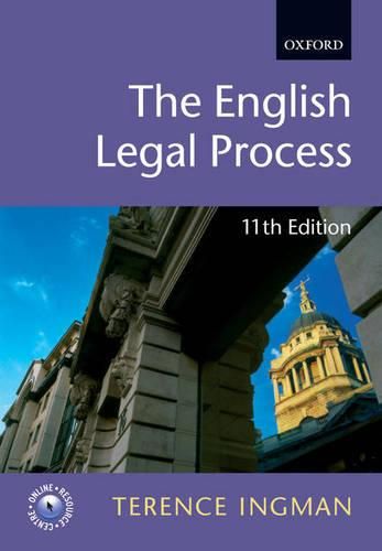 Cover image for The English Legal Process