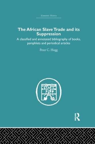 Cover image for African Slave Trade and Its Suppression: A Classified and Annotated Bibliography of Books, Pamphlets and Periodical Articles