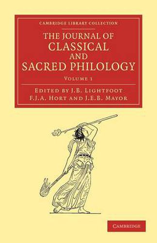 Cover image for The Journal of Classical and Sacred Philology