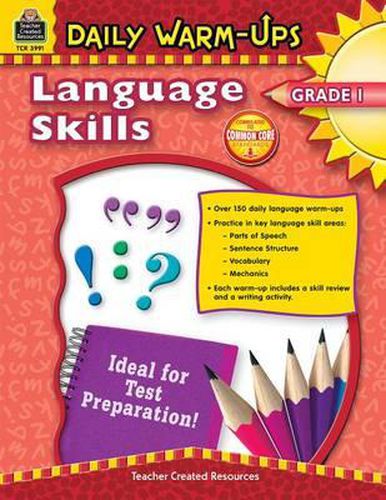 Cover image for Daily Warm-Ups: Language Skills Grade 1