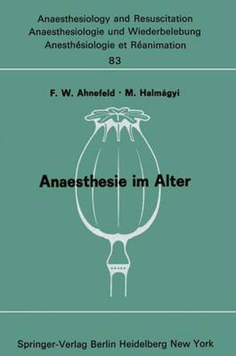 Cover image for Anaesthesie im Alter