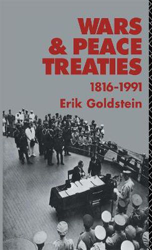 Cover image for Wars and Peace Treaties: 1816 to 1991