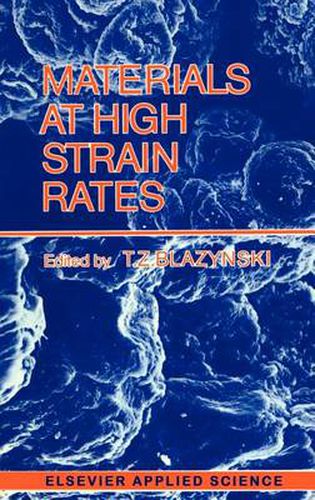 Cover image for Materials at High Strain Rates