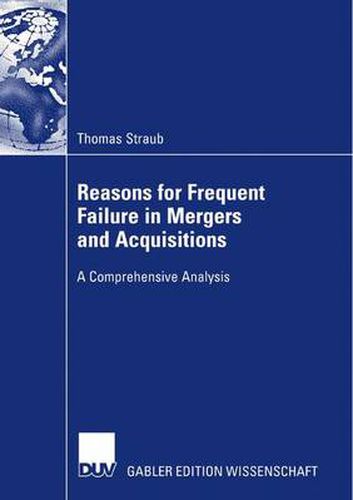 Cover image for Reasons for Frequent Failure in Mergers and Acquisitions: A Comprehensive Analysis