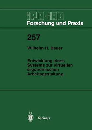 Cover image for Entwicklung Eines Systems Zur Virtuellen Ergonomischen Arbeitsgestaltung