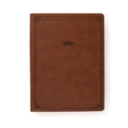 CSB Tony Evans Study Bible, British Tan LeatherTouch