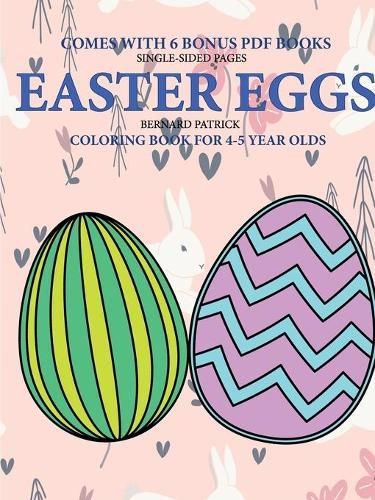 Cover image for Coloring Book for 4-5 Year Olds (Easter Eggs)