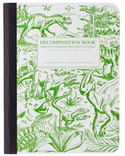 Decomposition Notebook Large Ruled Dinosaurs