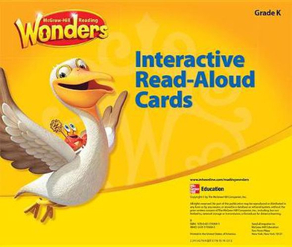 Cover image for Reading Wonders Interactive Read-Aloud Cards Grade K