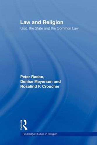 Cover image for Law and Religion: God, the State and the Common Law