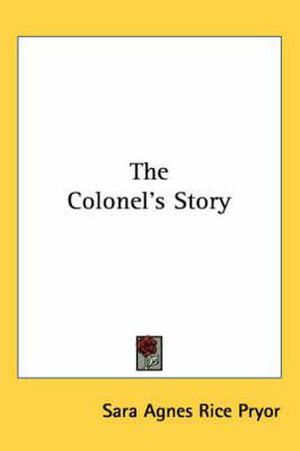 Cover image for The Colonel's Story