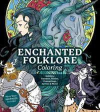 Cover image for Enchanted Folklore Coloring