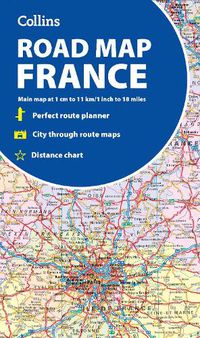 Cover image for Collins Road Map of France