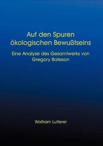 Cover image for Auf den Spuren oekologischen Bewusstseins