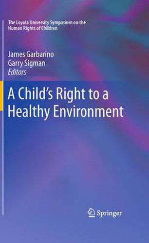 Cover image for A Child's Right to a Healthy Environment