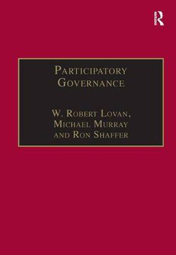 Cover image for Participatory Governance: Planning, Conflict Mediation and Public Decision-Making in Civil Society