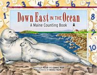 Cover image for Down East in the Ocean: A Maine Counting Book