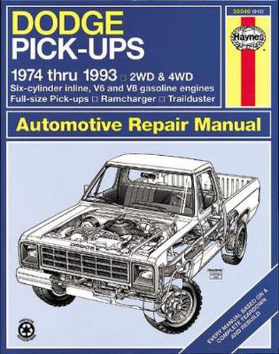 Cover image for Dodge Pick Ups (74 - 93)