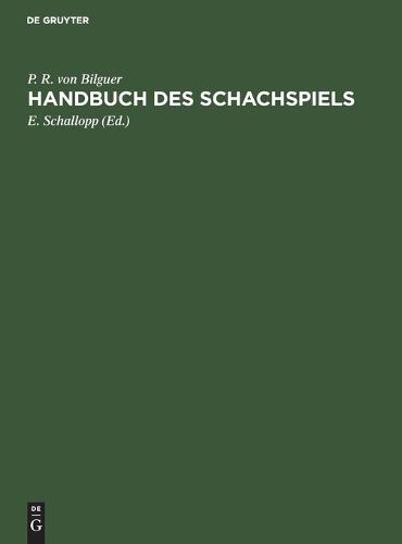 Cover image for Handbuch Des Schachspiels