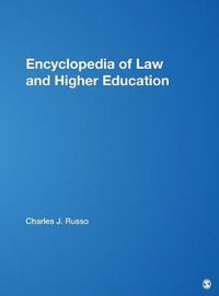 Cover image for Encyclopedia of Law and Higher Education