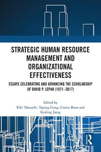 Cover image for Strategic Human Resource Management and Organizational Effectiveness