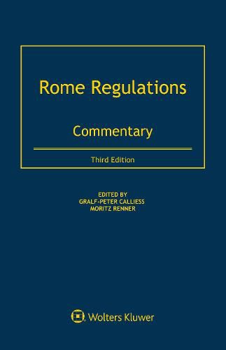 Cover image for Rome Regulations: Commentary