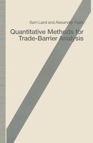 Cover image for Quantitative Methods for Trade-Barrier Analysis